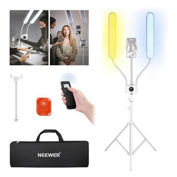 Neewer BH40B Bi-Color LED Light Esthetician Kit
