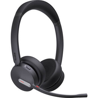 Yealink BH70 Stereo Wireless Bluetooth Headset for Microsoft Teams with USB-C/A Adapter