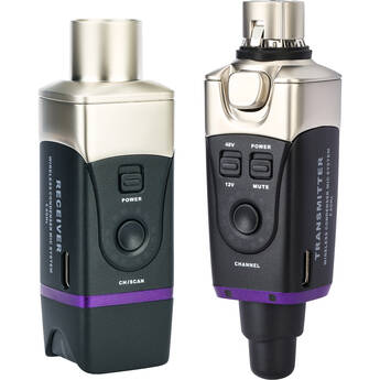 Xvive Audio U35C Wireless Plug-On System for Condenser Microphones (5.8 GHz)