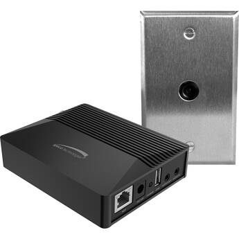 Speco Technologies O2675T 2MP Wall Plate Camera with Advanced Analytics IP Encoder