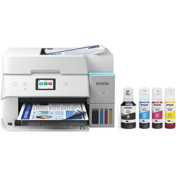 Epson EcoTank ET-4950 Wireless Color All-in-One Cartridge-Free Supertank Printer (White)