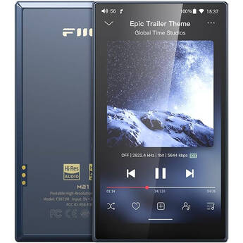 FiiO M21 Portable Hi-Res Lossless Music Player (Blue/Black)