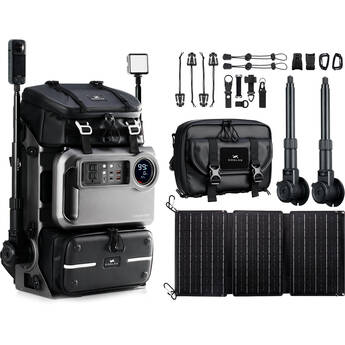 Coalax Lancer 300 Power Backpack Combo (30L, Black)