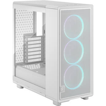 Fractal Design Epoch RGB Mid-Tower Case (White with Clear Tempered Glass)