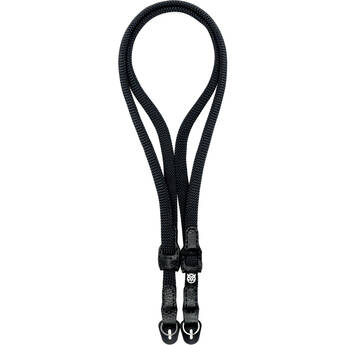 Owlkrown 32-58" TrailFlex Adjustable Camera Strap (Stealth, Polished Split Ring)