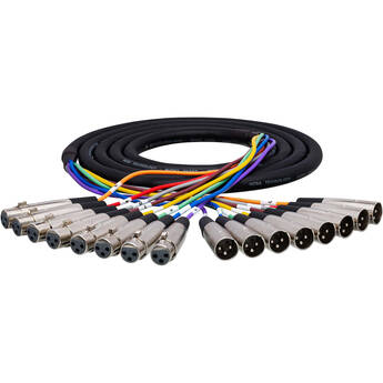 Hosa Technology XLR-802 8-Channel Male XLR to Female XLR Snake Cable - 6.6' (2.01m)