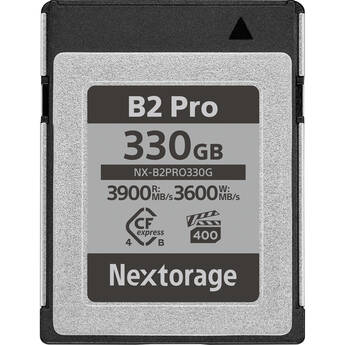 Nextorage 330GB NX-B2PRO CFexpress 4.0 Type B Memory Card