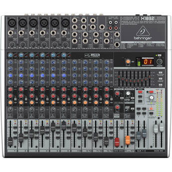 Behringer XENYX X1832USB Premium Analog 18-Input Mixer with Multi-FX and USB Audio Interface