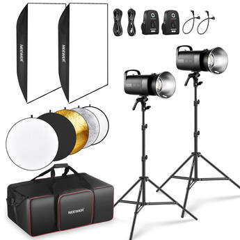 Neewer S102-400W PRO Studio Monolight (2-Light Kit)