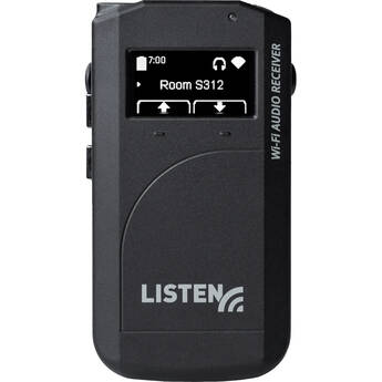 Listen Technologies LWR-1050 ListenWIFI Wi-Fi Audio Receiver for Assisted Listening