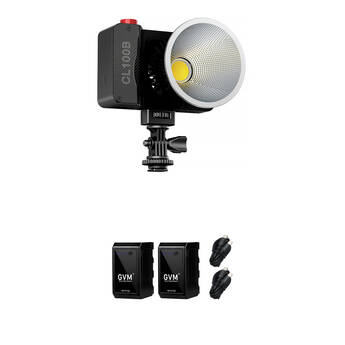 GVM CL100B Portable Bi-Color LED Monolight (NP-F Battery Kit)