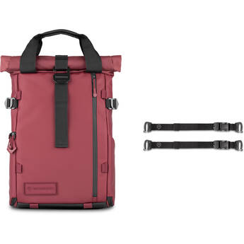 WANDRD PRVKE 15 Backpack Photo Bundle (Rhonde Burgundy, 15L)