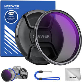 Neewer Variable ND2-ND32 Lens Filter (67mm, 1 to 5-Stop)