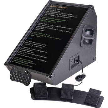 lyrics prompter MOGX Hobby Vertical Stage Teleprompter (22")