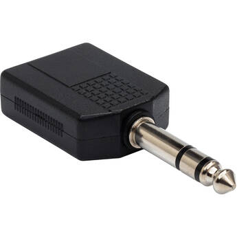 Hosa Technology 1/4" Stereo Male to 2 1/4" Stereo Female Adapter