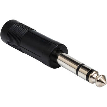 Hosa Technology Audio Cable 1/4" TS Phone Female to 1/4" TRS Stereo Phone Male Adapter