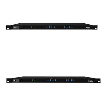DIGITAL FORECAST UHD OLINK 8RX & 8TX 3G Rackmount 3G to ST Fiber Optic Transmitter & Receiver Kit (0.5 RU)