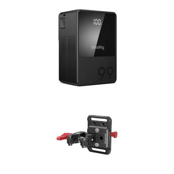 SmallRig VB99 Mini V-Mount Battery + Clamp Plate Kit (99Wh)