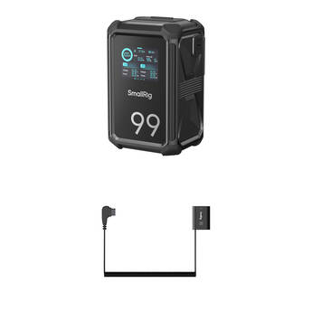 SmallRig X-Touch X99 Smart V-Mount Battery + Sony NP-FZ100 Dummy Battery Kit (99Wh)