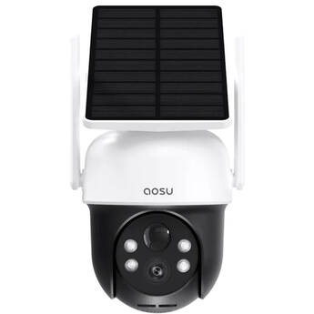 aosu SolarCam D1 Classic 2K Outdoor Solar Pan/Tilt Security Camera with Night Vision