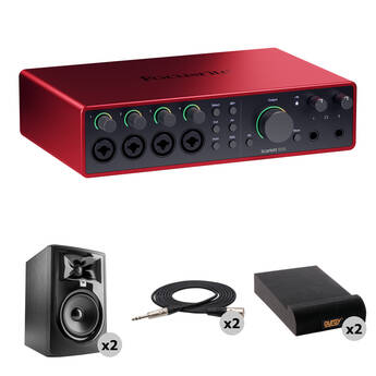 Focusrite Scarlett 18i16 USB-C Audio/MIDI Interface Mixing Kit (4th Generation)