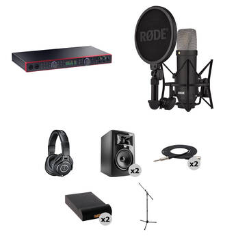 Focusrite Scarlett 18i20 USB-C Audio/MIDI Interface Home Studio Kit (4th Generation)