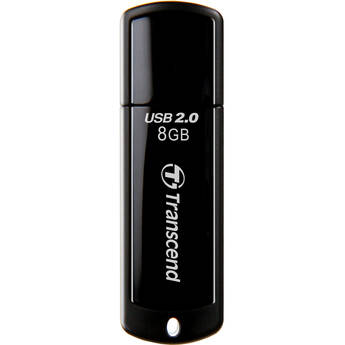 Transcend 8GB JetFlash 350 USB 2.0 Flash Drive (Black)