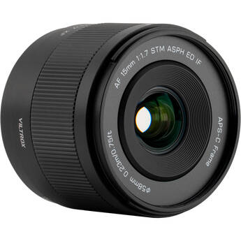 Viltrox AF 15mm f/1.7 Air XF Lens (FUJIFILM X, Black) AF 15/1.7