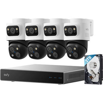 eufy Security S4 8-Channel NVR with 2TB HDD & Four S4 16MP Bullet-PTZ Cameras Kit