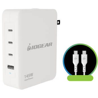 IOGEAR GearPower 145W 4-Port USB Charger