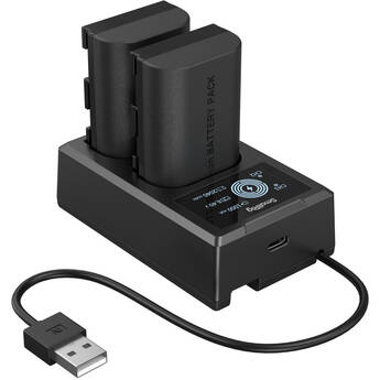 SmallRig E6P-BR26 Kit with 2 Batteries and 2-Bay USB Charger + Intelligent Display Kit