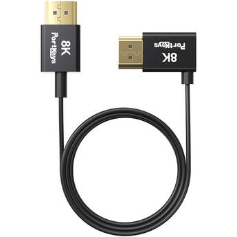 PORTKEYS Ultrathin 10-Core Coaxial HDMl Cable (3.2')