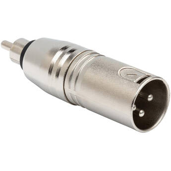 Hosa Technology Audio Cable XLR Male to RCA Male Adapter