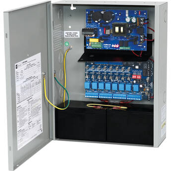 ALTRONIX Acc Power Controller w/PS/Charger, 8 Fused Relay Outputs, 12/24VDC @ 6A, FAI, 115VAC, BC600 Enc