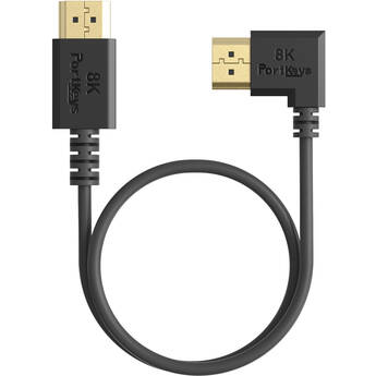 PORTKEYS Twisted Pair PureCopper CoreSlim HDMl Cable (1')