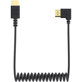 PORTKEYS Twisted Pair PureCopper CoreSlim Coiled HDMl Cable (3.2')