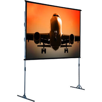 The Screen Works E-Z Fold Portable Projection Screen - 12x12' - 2-Vu