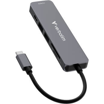 Verbatim Essentials 6-Port USB-C 3.2 Gen 1 Hub with SD Card Readers
