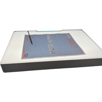 Porta-Trace / Gagne Slanted White LED ABS Plastic Light Box with Adjustable Dimmer (11 x 18")