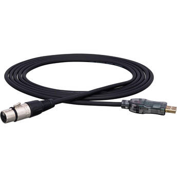 Hosa Technology Tracklink Microphone XLR Female to USB Interface Cable (10')