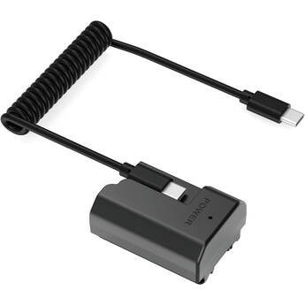 SWIT Dummy Battery for Sony NP-FZ100 with USB-C PD Input Port & Coiled Cable (27")