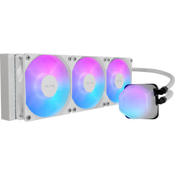 Cooler Master Elite Liquid 360 ARGB AIO Liquid CPU Cooler (White)