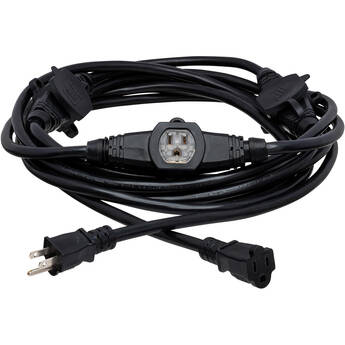 Hosa Technology NEMA 5-15R to 5-15P Power Distribution Cord (30')