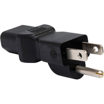 Hosa Technology Grounded IEC Power Adapter (Black)