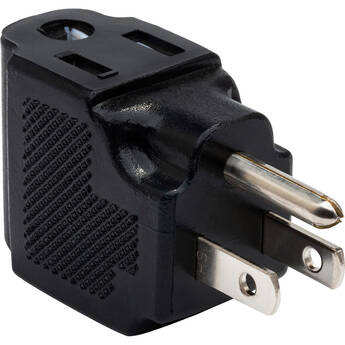 Hosa Technology PWA-486 3 Prong Male to Female Right Angle AC Power Adapter