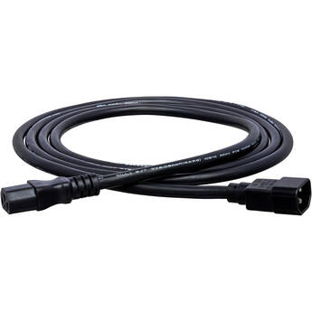 Hosa Technology Power Extension Cord (14 AWG, Black, 1.5')