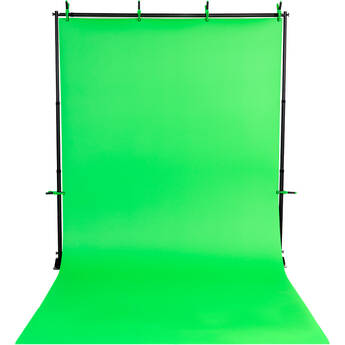 Pro Cyc GS80FS Full-Length Portable Vinyl Background with Stand (Chroma Green, 168 x 80")