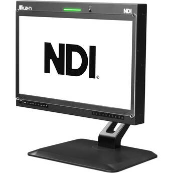 ikan Aura 19" Teleprompter Desktop Monitor with NDI, PoE++ & IP Tally Light