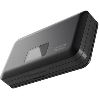 Newell LCD Dual-Channel Charger with SD Card Reader for Canon LP-E17 Battery