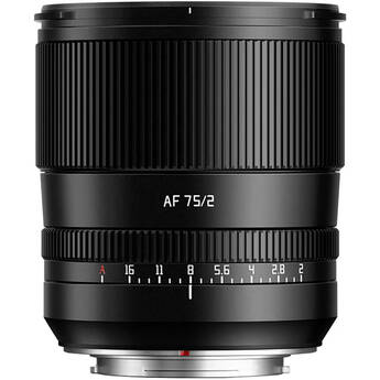 TTArtisan AF 75mm f/2 Lens (FUJIFILM X, Black)